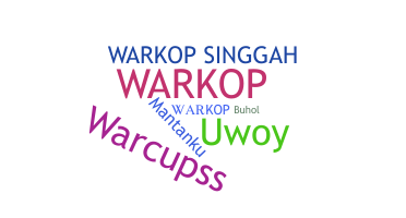 暱稱 - warkop