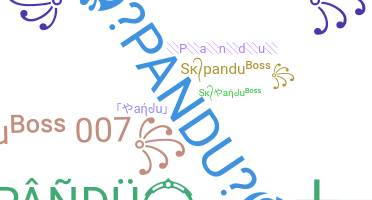 暱稱 - Pandu
