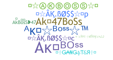 暱稱 - AkBosS