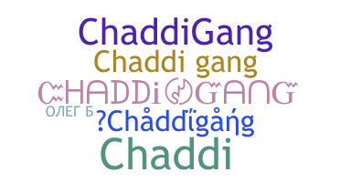 暱稱 - Chaddigang