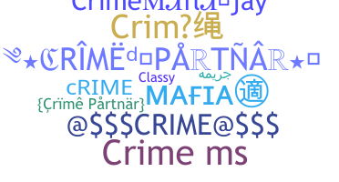 暱稱 - Crime