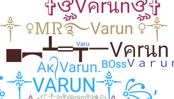 暱稱 - Varun