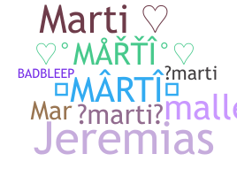 暱稱 - Marti