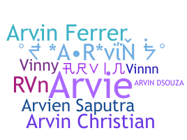 暱稱 - Arvin