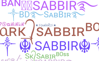 暱稱 - Sabbir