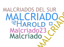 暱稱 - Malcriados