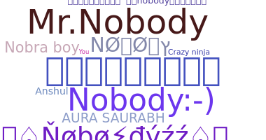 暱稱 - Nobody