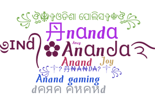 暱稱 - Ananda