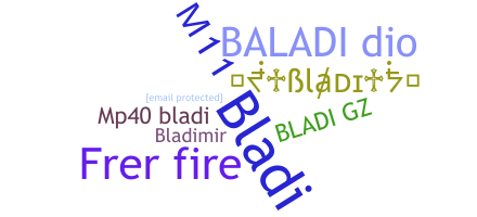 暱稱 - bladi