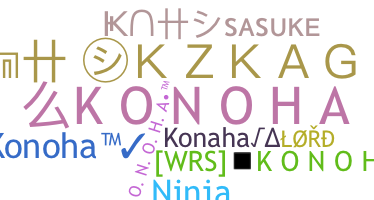 暱稱 - Konoha