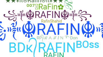 暱稱 - rafin
