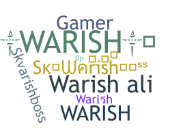 暱稱 - Warish