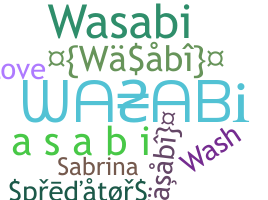 暱稱 - Wasabi