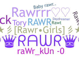 暱稱 - Rawr