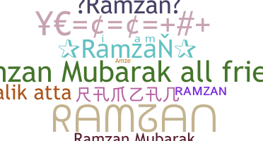 暱稱 - Ramzan