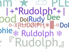 暱稱 - Rudolph