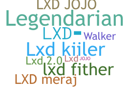 暱稱 - LXD