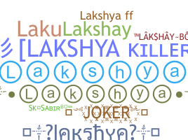 暱稱 - lakshya