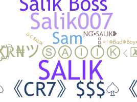 暱稱 - Salik