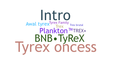 暱稱 - Tyrex