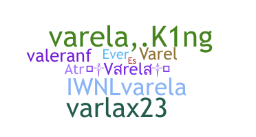 暱稱 - Varela