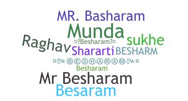 暱稱 - besharam