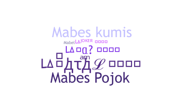 暱稱 - mabes