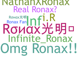暱稱 - ronax