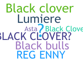 暱稱 - BlackClover