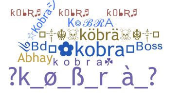 暱稱 - Kobra
