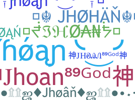 暱稱 - Jhoan