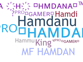 暱稱 - Hamdan