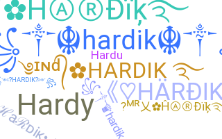 暱稱 - Hardik