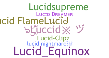 暱稱 - Lucid