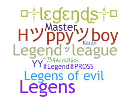 暱稱 - legens