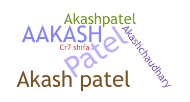 暱稱 - akashpatel