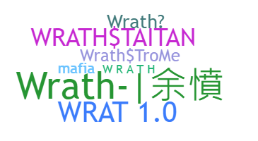 暱稱 - Wrath