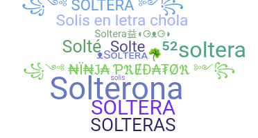 暱稱 - Soltera