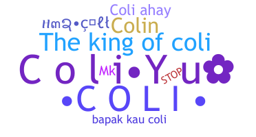 暱稱 - COLI