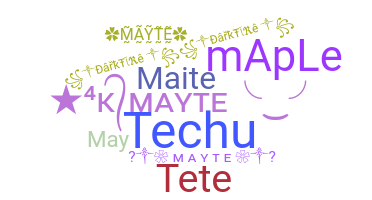 暱稱 - Mayte