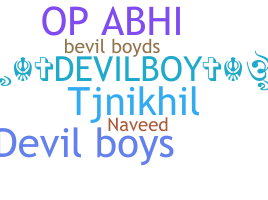 暱稱 - Devilboys