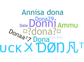 暱稱 - dona