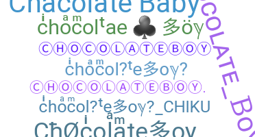 暱稱 - chocolateboy