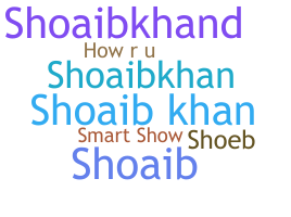暱稱 - shoaibkhan