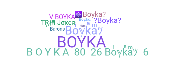 暱稱 - boyka