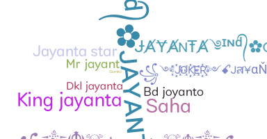 暱稱 - Jayanta