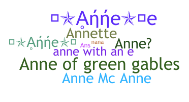 暱稱 - Anne