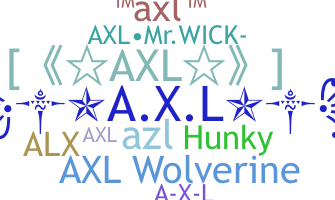 暱稱 - Axl
