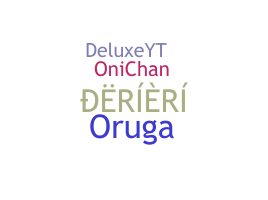暱稱 - Derieri