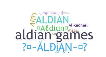 暱稱 - Aldian